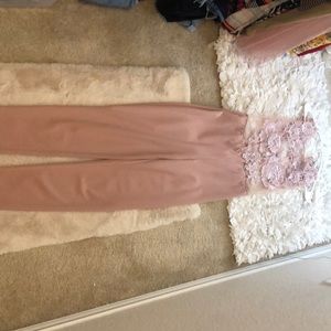 Mauve jumpsuit romper